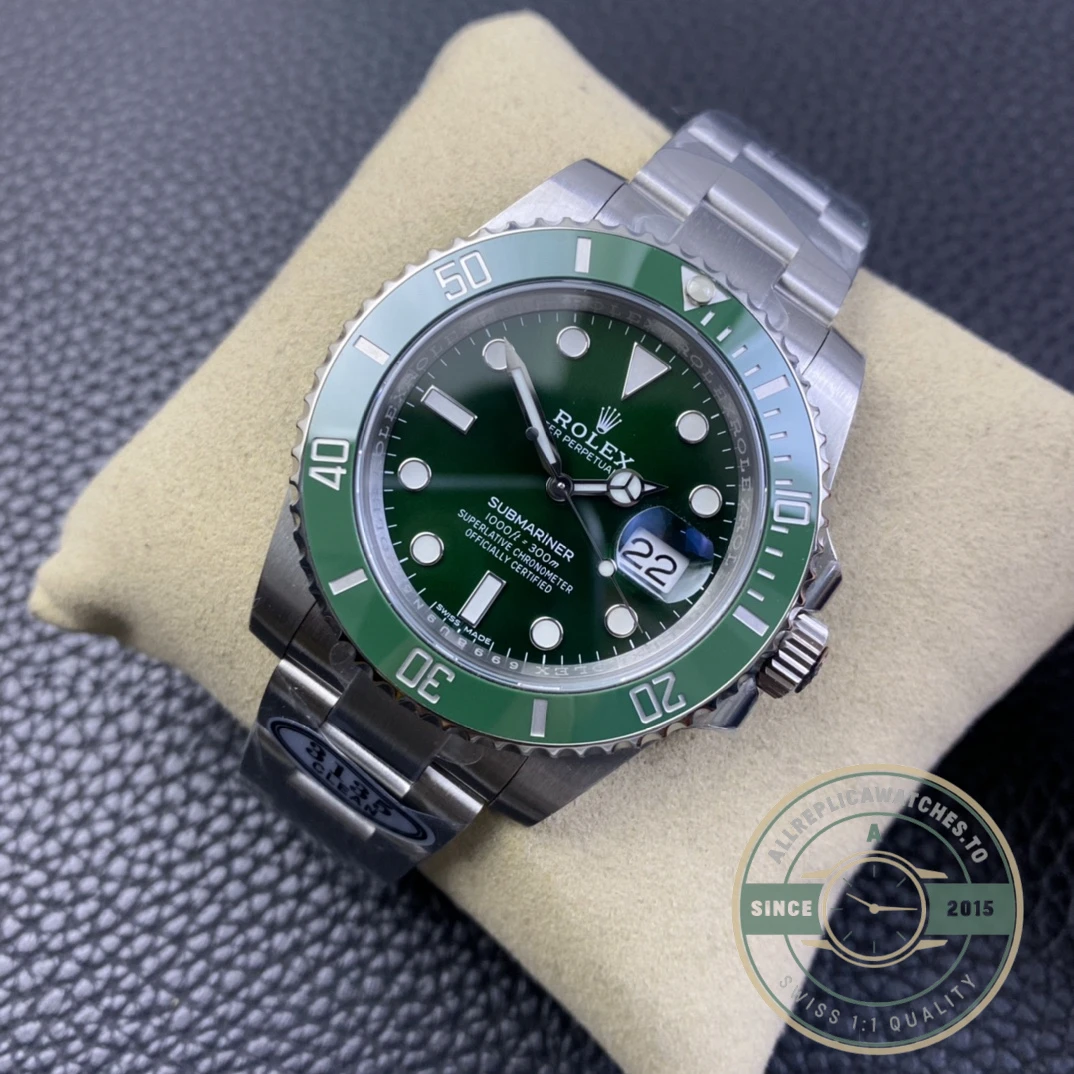 Superclone Rolex Submariner Hulk 40mm Green Dial 116610LV - Affordable Luxury Replica Timepiece