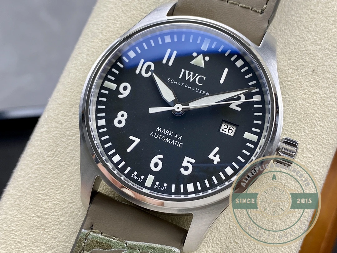 Swiss Clone IWC PILOT MARK XX Black Dial IW328201 - Budget Luxury Replica Watch