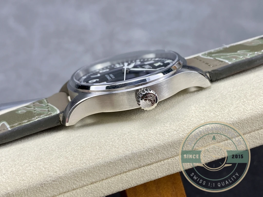 Swiss Clone IWC PILOT MARK XX Black Dial IW328201 - Budget Luxury Replica Watch