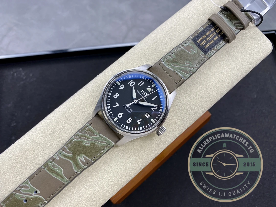 Swiss Clone IWC PILOT MARK XX Black Dial IW328201 - Best Quality Replica Watch