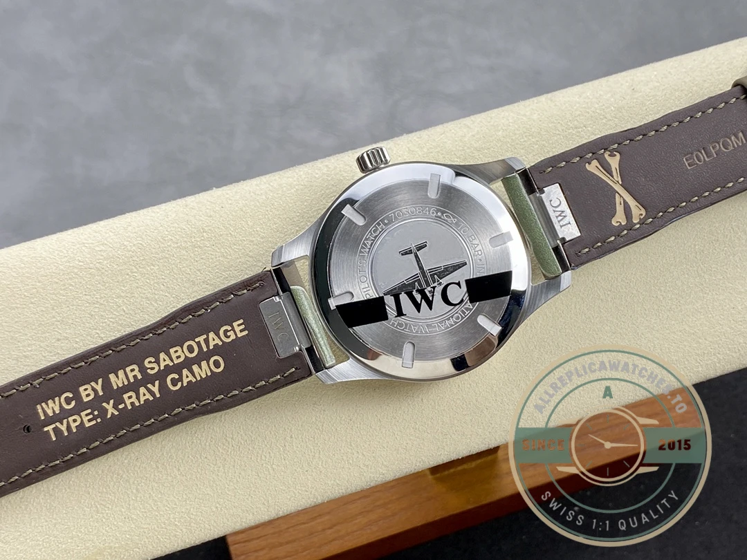 Swiss Clone IWC PILOT MARK XX Black Dial IW328201 - Swiss Movement Replica Watch