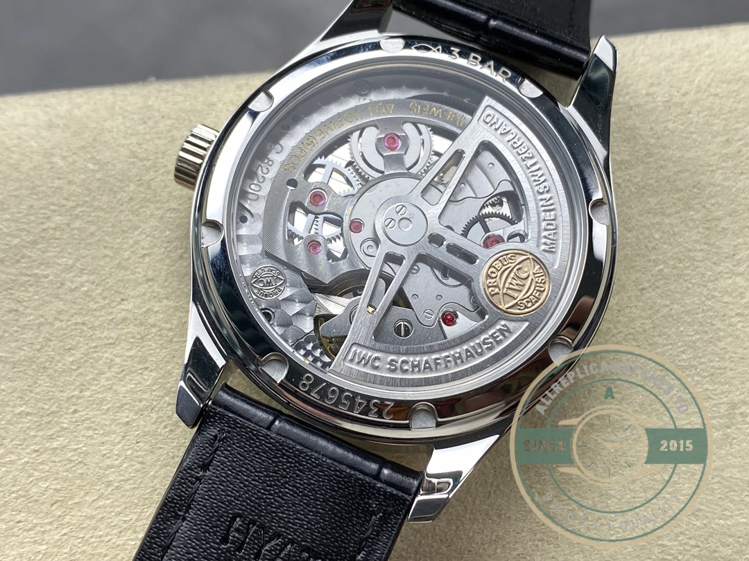 Swiss Clone IWC Portugieser Automatic Watch 40mm Salmon Dial IW358313 - Affordable Luxury Replica Timepiece