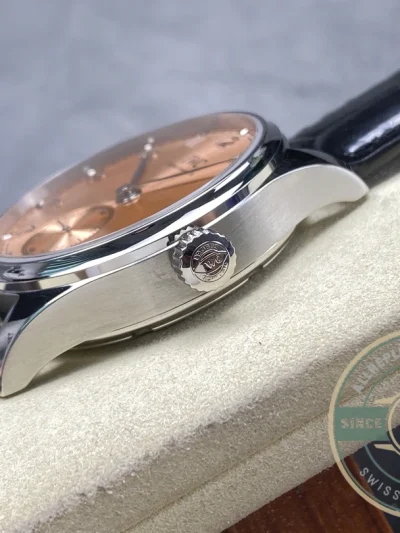 Swiss Clone IWC Portugieser Automatic Watch 40mm Salmon Dial IW358313 - Best Quality Replica Watch