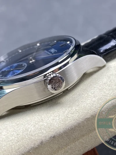Swiss Clone IWC Portuguese 40mm Blue Dial IW358305 - Luxury Replica Watch
