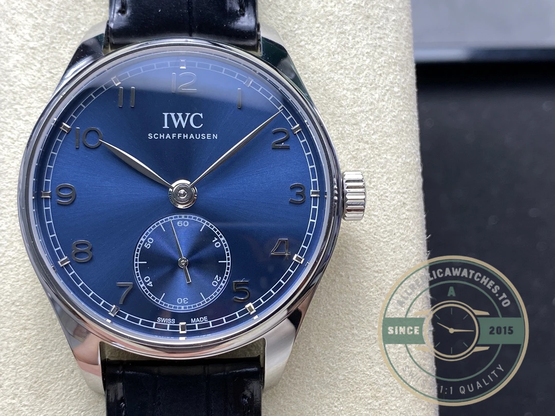 Swiss Clone IWC Portuguese 40mm Blue Dial IW358305 - Premium Super Clone Watch