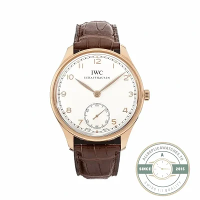 Super clone IWC Portugieser IW545409, 44mm rose gold with hand-wound movement