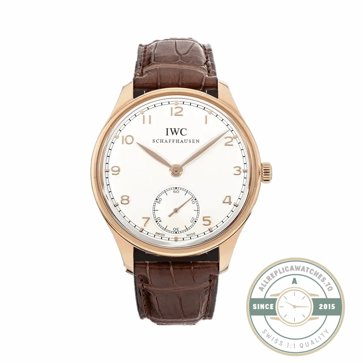 Swiss Clone IWC Schaffhausen Portuguese Rose Gold 44mm IW545409 - 1:1 Swiss Replica Watch