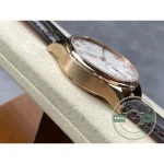 Rose gold at 44mm, among the largest cases in the Portugieser range