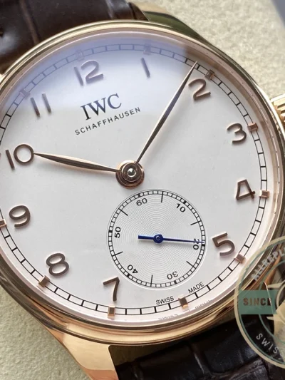 Swiss Clone IWC Schaffhausen Portuguese Rose Gold 44mm IW545409 - Swiss Movement Replica Watch