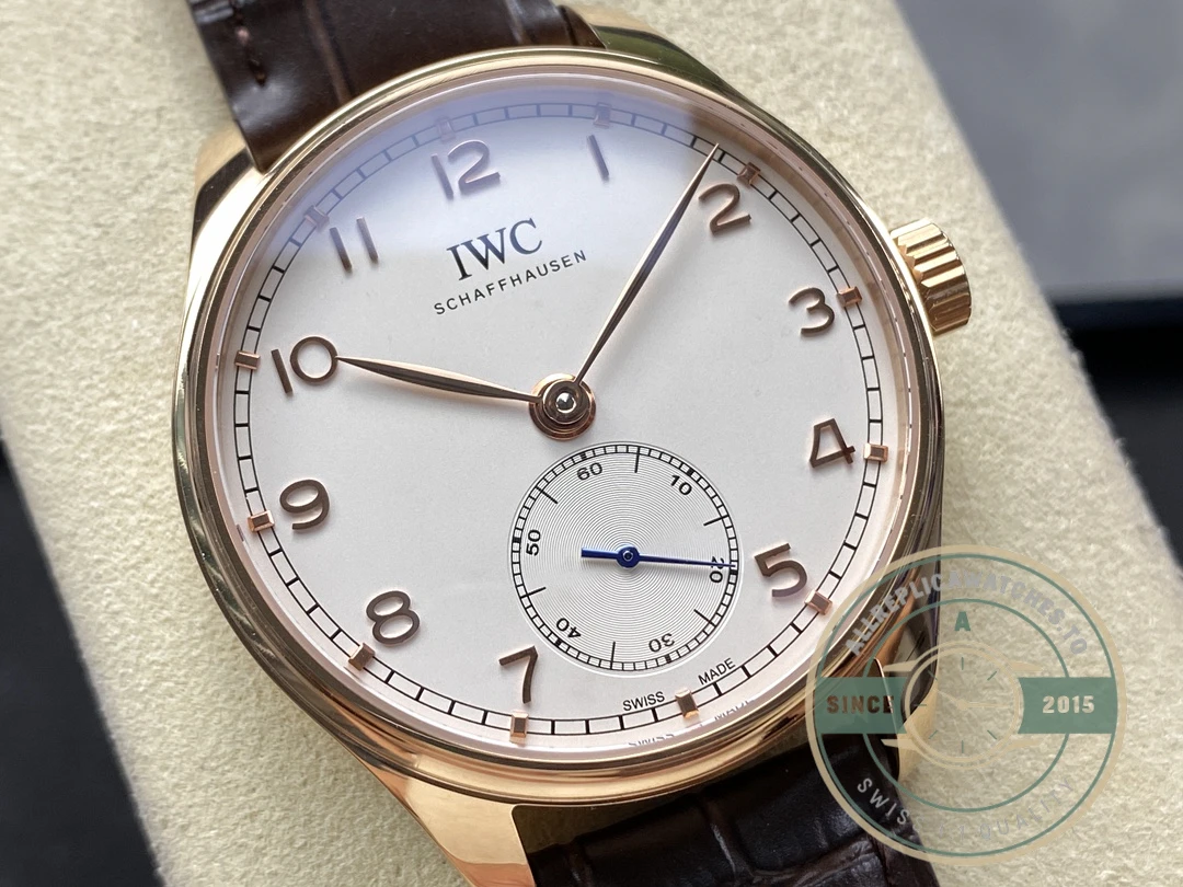 Swiss Clone IWC Schaffhausen Portuguese Rose Gold 44mm IW545409 - Swiss Movement Replica Watch