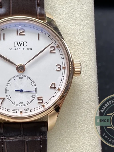 Swiss Clone IWC Schaffhausen Portuguese Rose Gold 44mm IW545409 - Swiss-Made Clone Watch