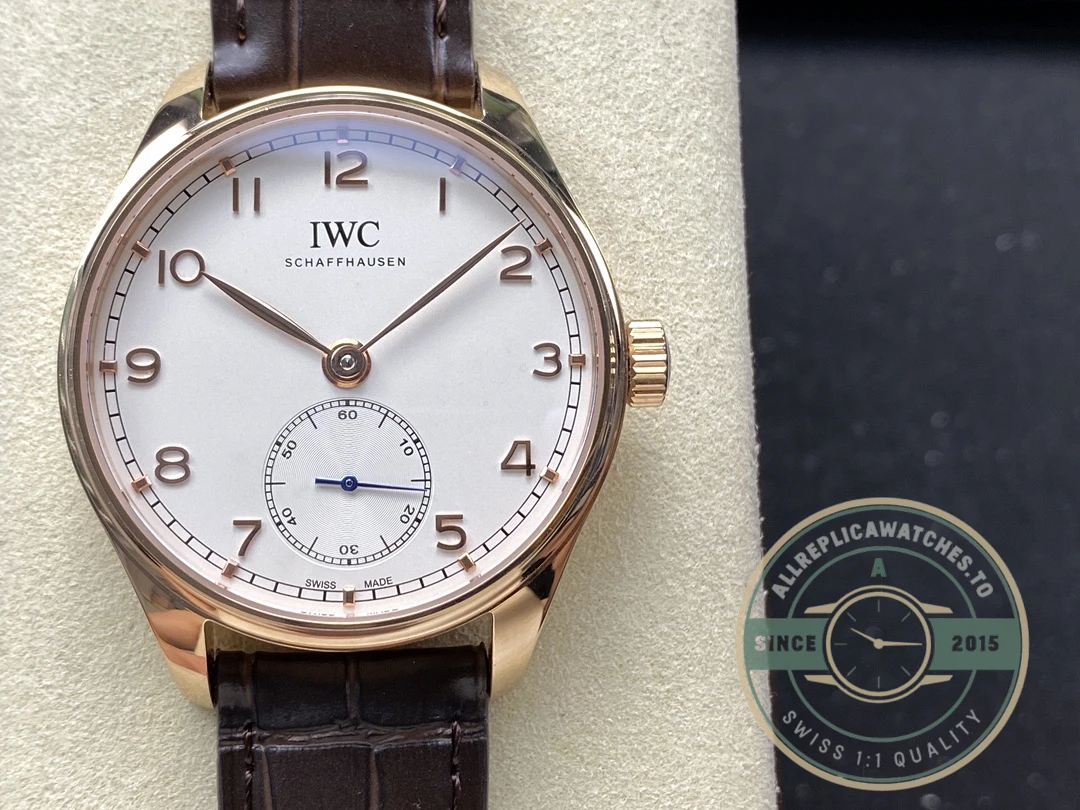 Swiss Clone IWC Schaffhausen Portuguese Rose Gold 44mm IW545409 - Swiss-Made Clone Watch