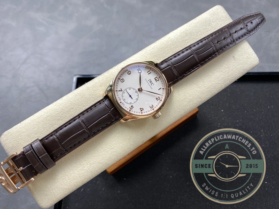 Swiss Clone IWC Schaffhausen Portuguese Rose Gold 44mm IW545409 - Swiss Movement Replica Watch