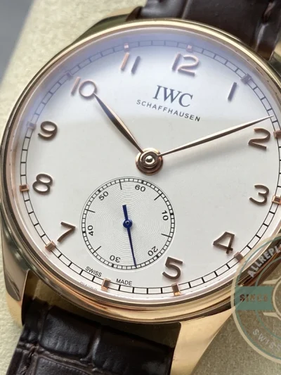 Swiss Clone IWC Schaffhausen Portuguese Rose Gold 44mm IW545409 - Swiss Movement Replica Watch