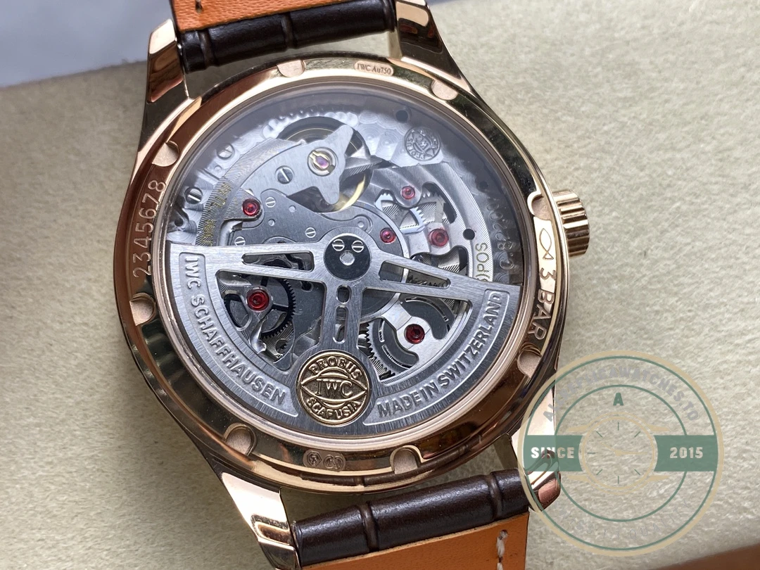 Swiss Clone IWC Schaffhausen Portuguese Rose Gold 44mm IW545409 - Factory Super Clone Watch