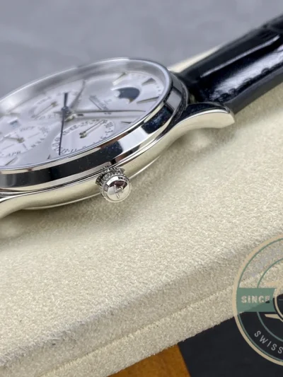 Swiss Clone Jaeger-LeCoultre Master Ultra Thin White Gold 1303520 - Factory Super Clone Watch