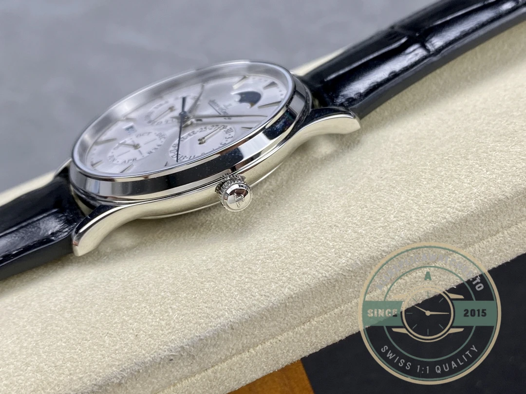 Swiss Clone Jaeger-LeCoultre Master Ultra Thin White Gold 1303520 - Factory Super Clone Watch