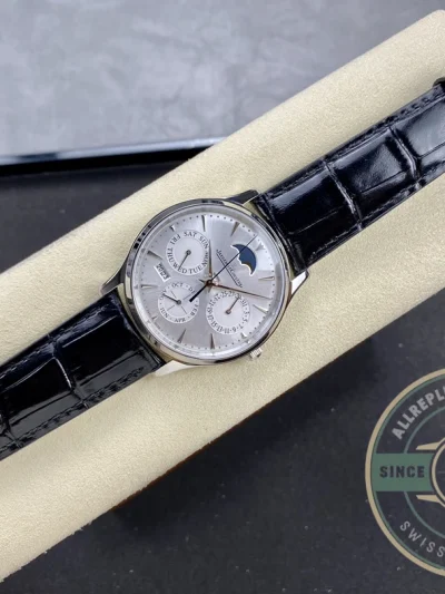 Swiss Clone Jaeger-LeCoultre Master Ultra Thin White Gold 1303520 - Affordable Super Clone Watch