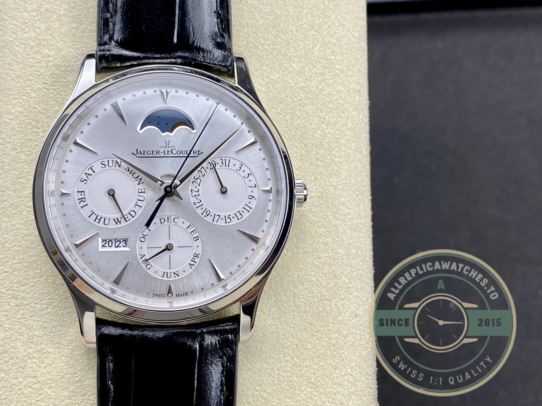 Swiss Clone Jaeger-LeCoultre Master Ultra Thin White Gold 1303520 - Affordable Super Clone Watch