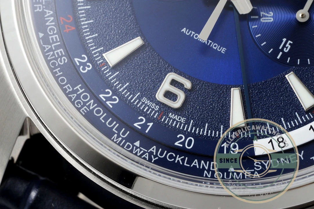 Swiss Clone Jaeger-LeCoultre Polaris Chronograph World Time Q905T480 - Swiss Movement Replica Watch