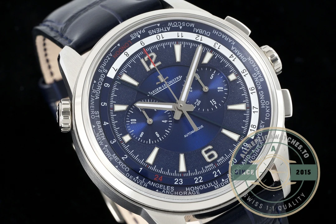 Swiss Clone Jaeger-LeCoultre Polaris Chronograph World Time Q905T480 - Best Quality Replica Watch