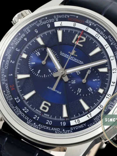 Swiss Clone Jaeger-LeCoultre Polaris Chronograph World Time Q905T480 - High-Grade Replica Watch