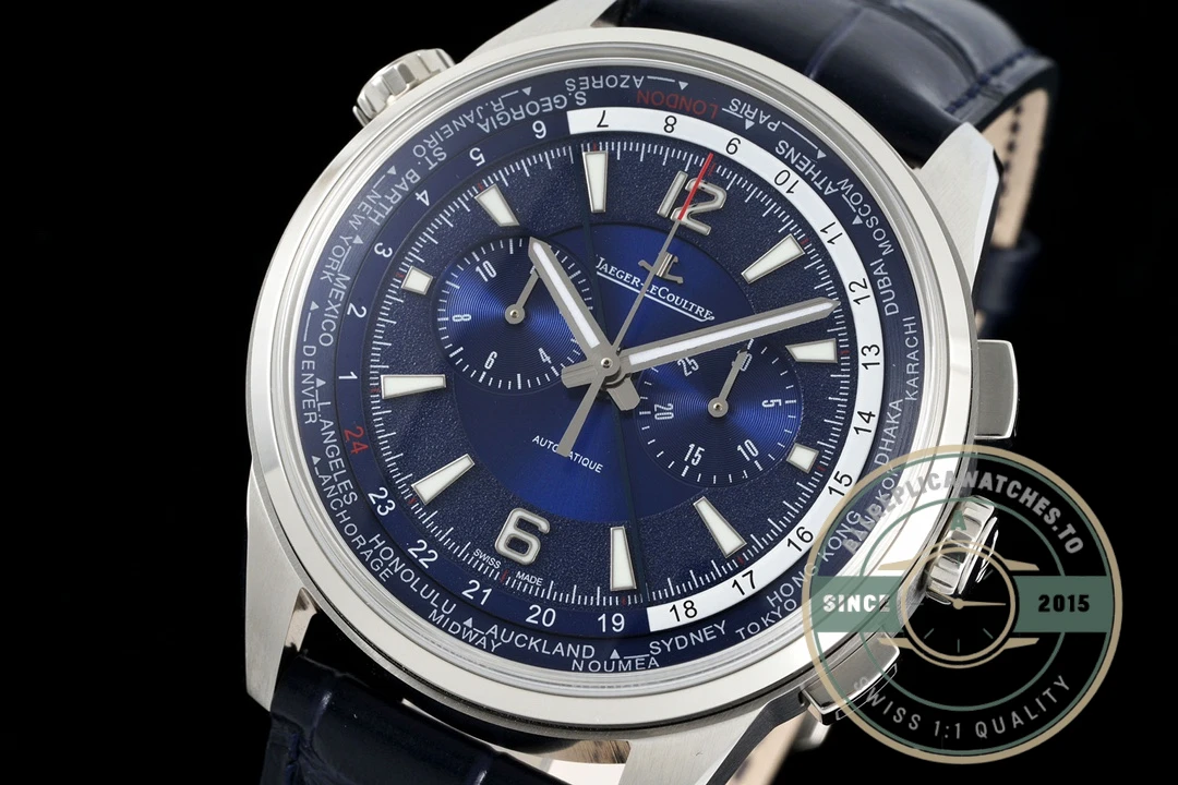 Swiss Clone Jaeger-LeCoultre Polaris Chronograph World Time Q905T480 - High-Grade Replica Watch