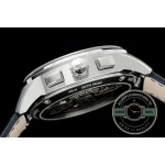 Twenty-four hour scale in white sitting between the city names and the blue dial