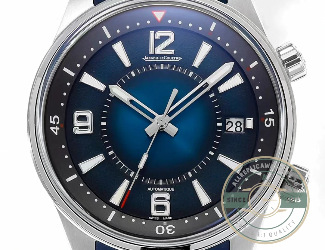 Swiss Clone Jaeger-LeCoultre Polaris Date 42mm Q906868J Blue Dial - Top-Tier Swiss Replica Watch