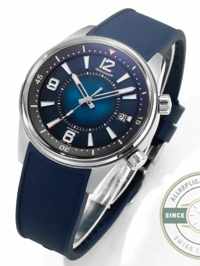 Swiss Clone Jaeger-LeCoultre Polaris Date 42mm Q906868J Blue Dial - Best Quality Replica Watch