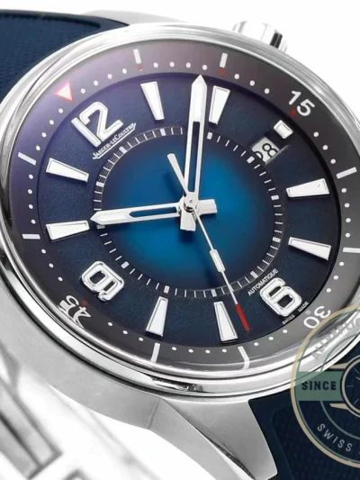 Swiss Clone Jaeger-LeCoultre Polaris Date 42mm Q906868J Blue Dial - High-Grade Replica Watch