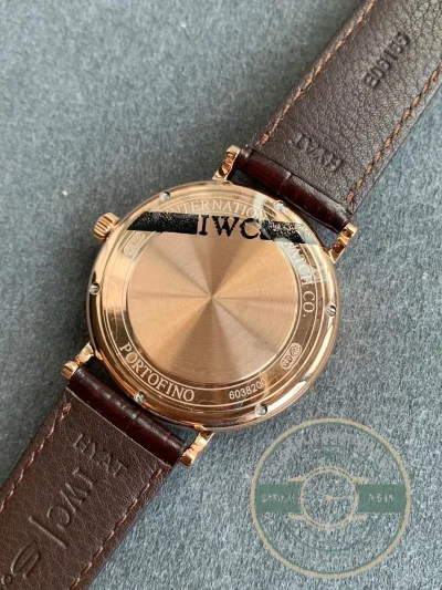 Swiss Replica IWC Portofino Moon Phase Rose Gold IW459403 - Affordable Super Clone Watch