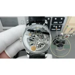 The large oscillating weight and twin ceramic pawls of the winding system