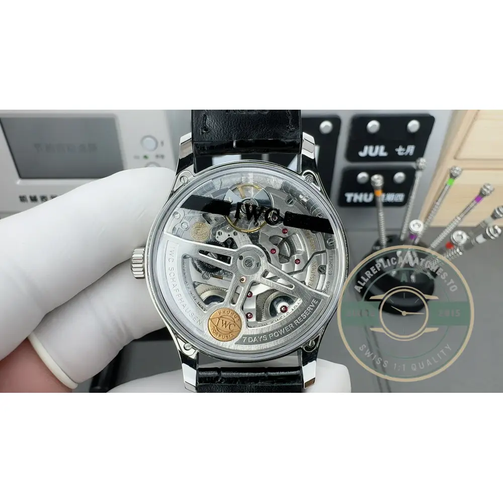 Swiss Replica IWC Portugieser Automatic 42mm Gold Dial IW501705 - Premium Super Clone Watch