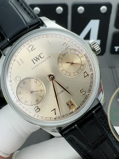 Swiss Replica IWC Portugieser Automatic 42mm Gold Dial IW501705 - Swiss Movement Replica Watch