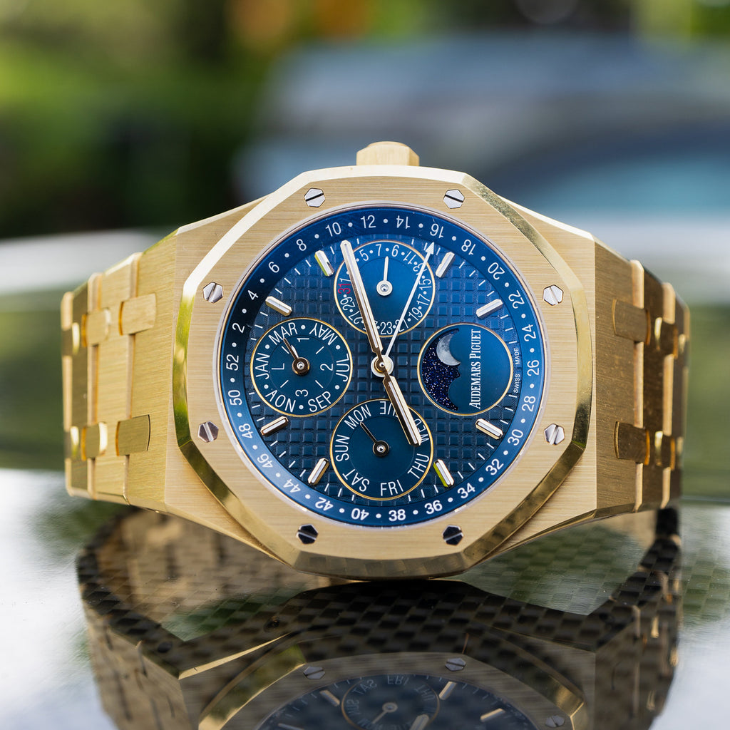 AP Royal Oak Perpetual Calendar 26574ST blue dial
