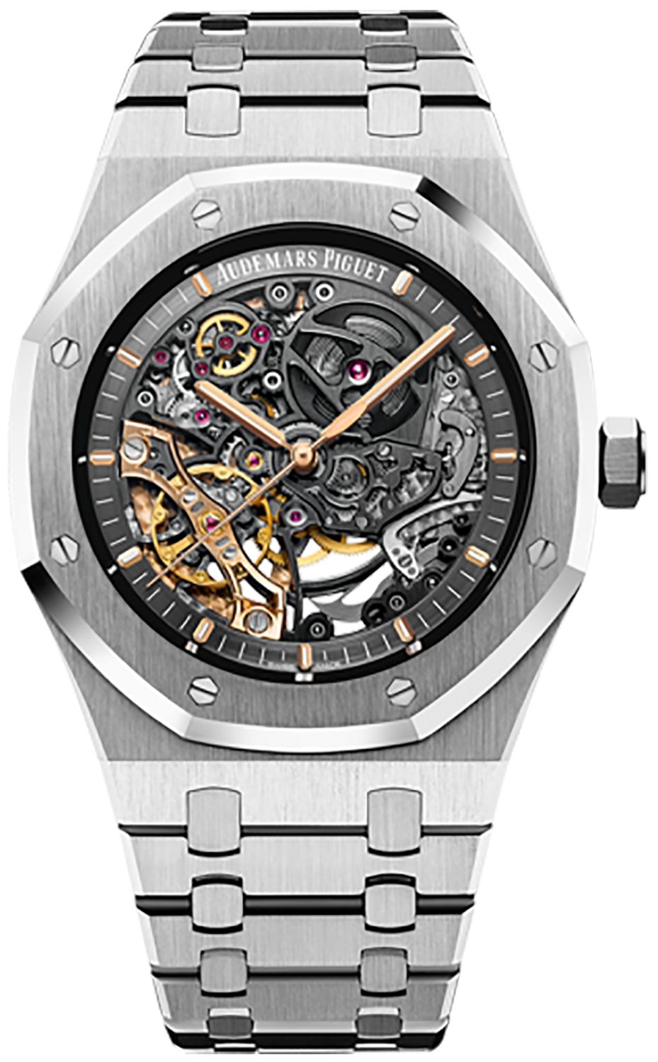 AP Royal Oak 15407 Double Balance Wheel skeleton dial