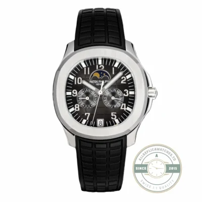 Aquanaut 5261R-004 Patek Philippe Luce Annual Calendar 39.9 mm,White gold, Black Dial