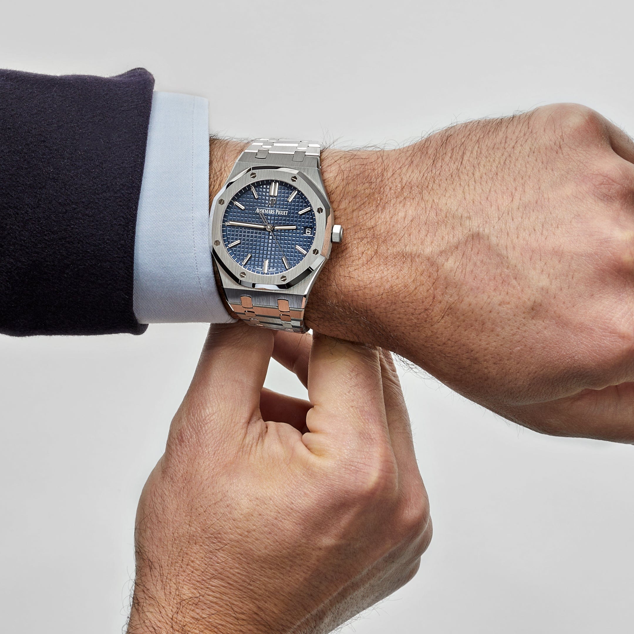 Audemars Piguet Royal Oak 15500ST blue dial steel