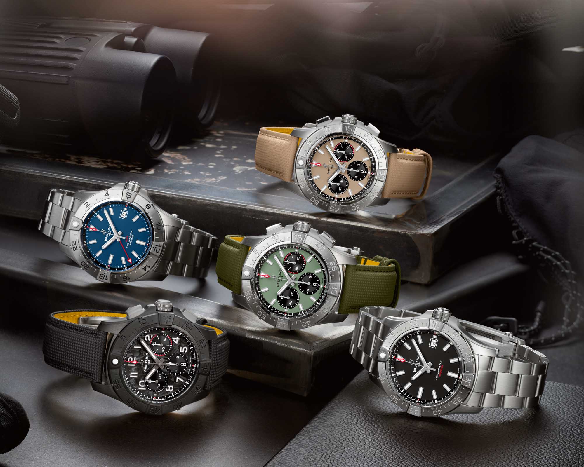 Breitling watch collection Navitimer Superocean Avenger