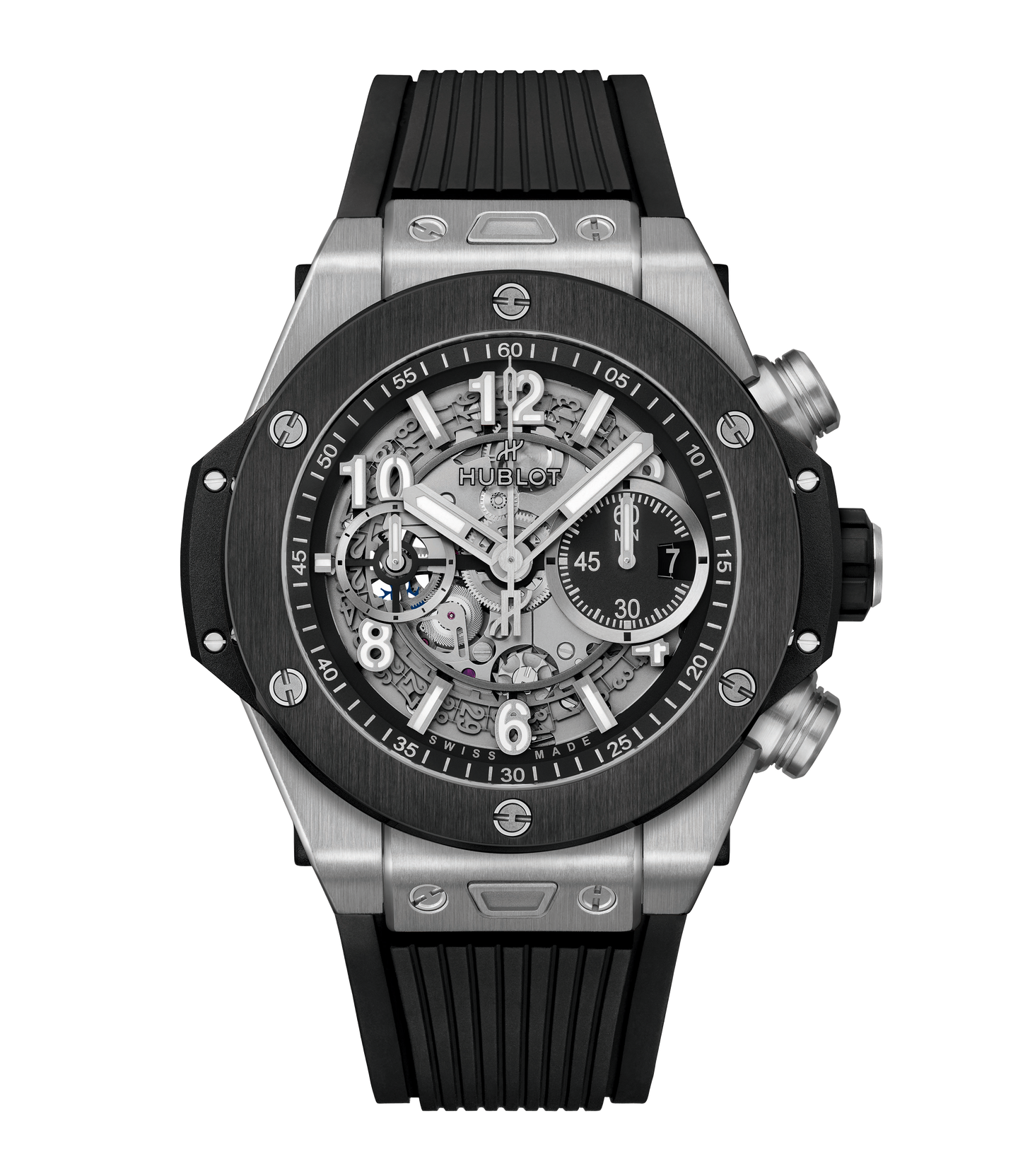 Best Hublot super clone Big Bang with ceramic bezel and skeleton dial