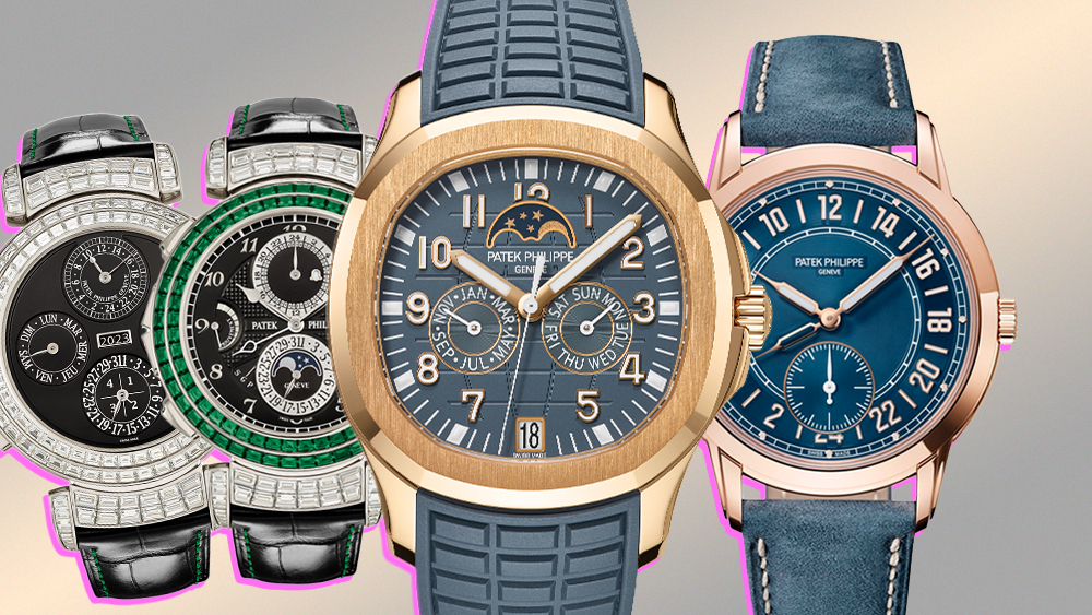 Patek Philippe watch collection Nautilus Aquanaut lineup