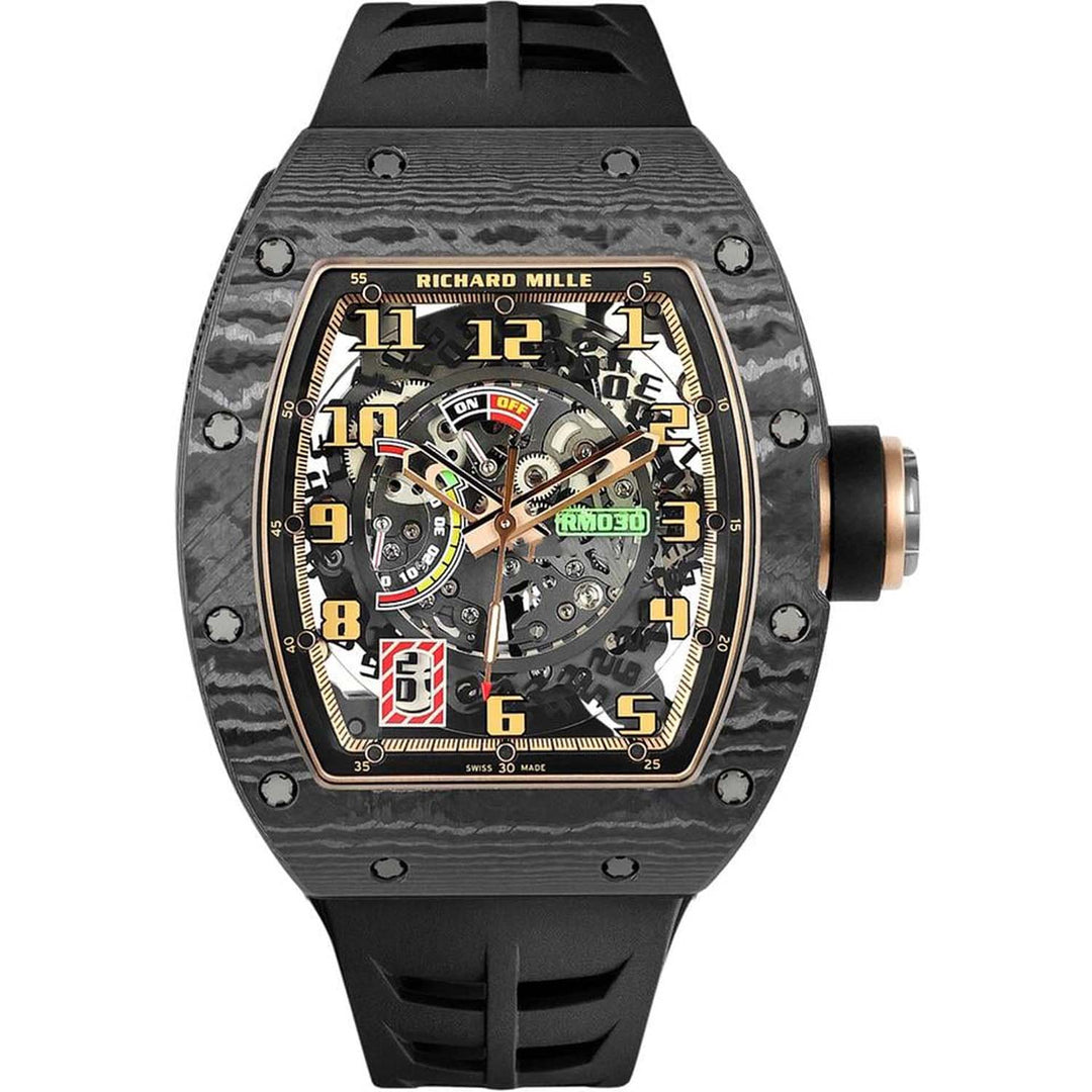 Richard Mille watch collection carbon TPT luxury watches lineup