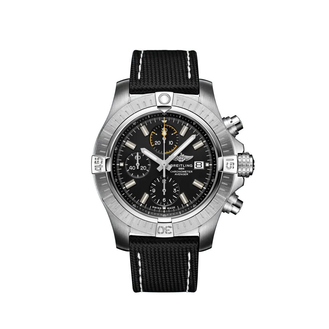 Breitling Avenger Chronograph 45 steel black dial