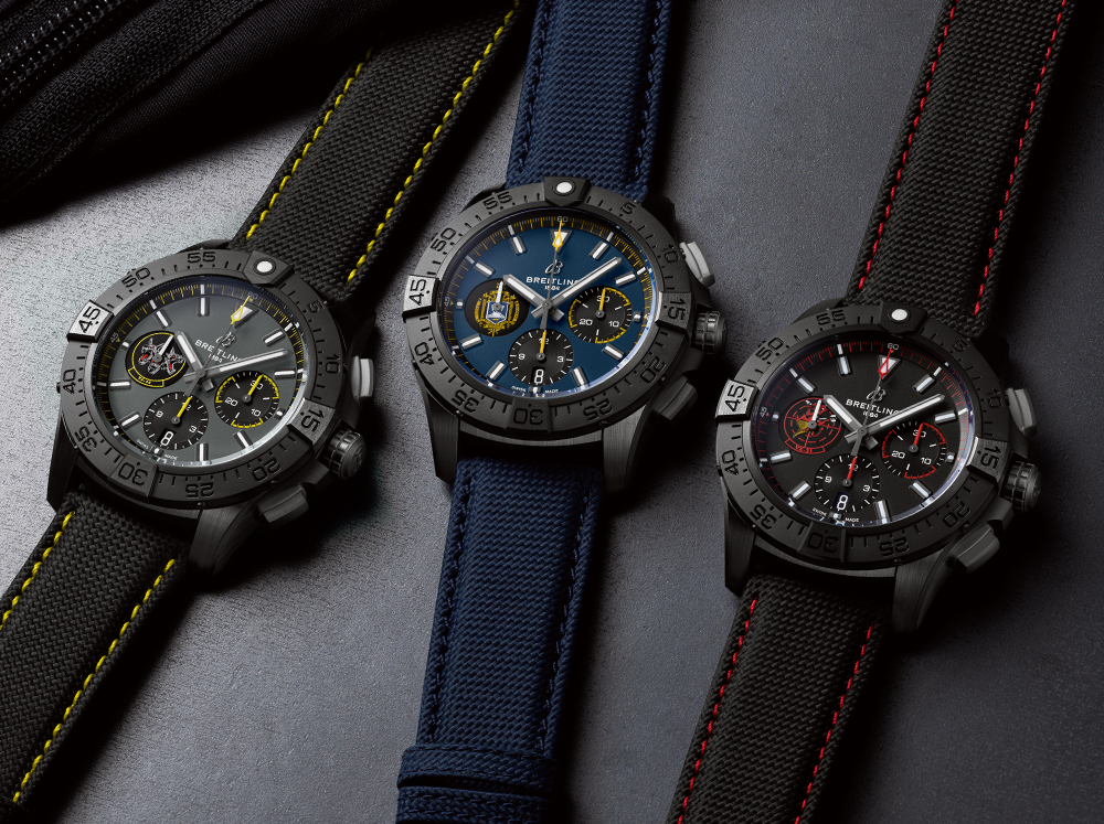 Breitling Avenger watch tactical military style wrist