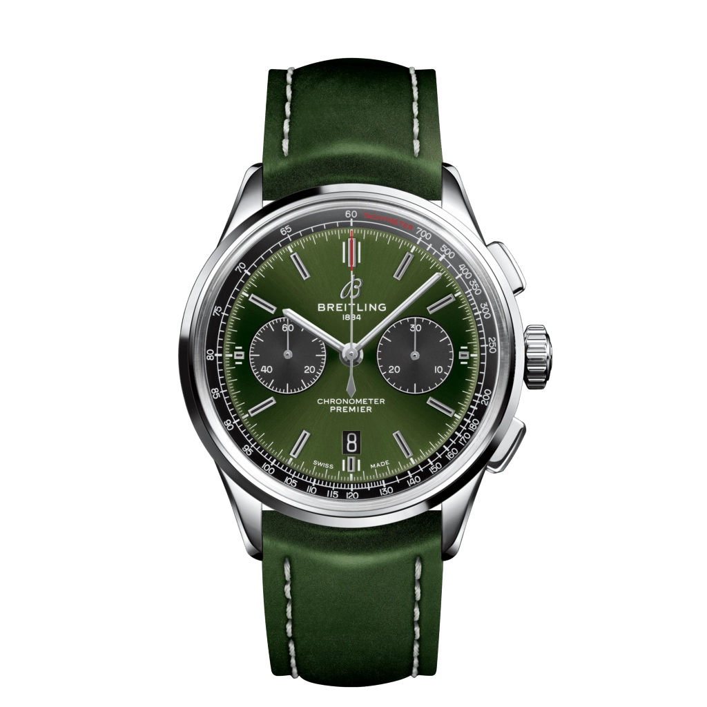 Breitling Premier x Bentley British racing green dial