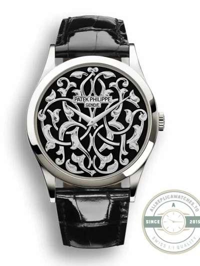 Calatrava 5088100P-001 Patek Philippe Volutes and Arabesques 38 mm