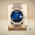 Rolex 228236-0024 Day-Date 40 Platinum Fluted Blue Ombré - Thumbnail Image 3