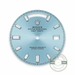 Rolex 228236-0006 Day-Date 40 Platinum Fluted Ice Blue Baguette - Thumbnail Image 5