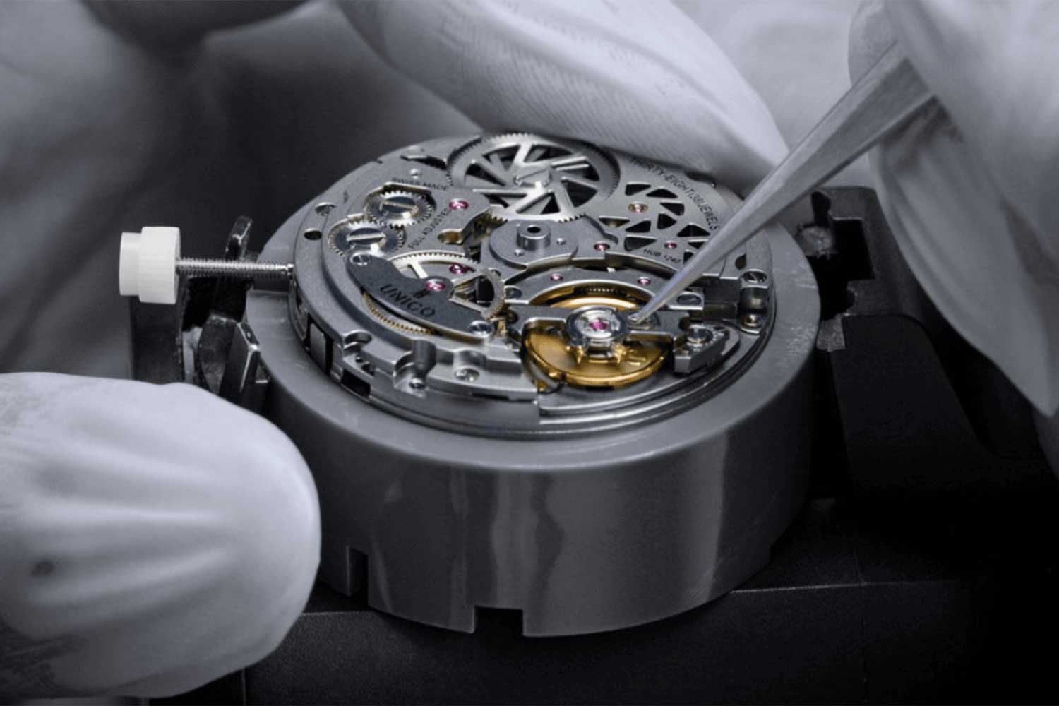Hublot Big Bang replica UNICO skeleton movement visible through dial